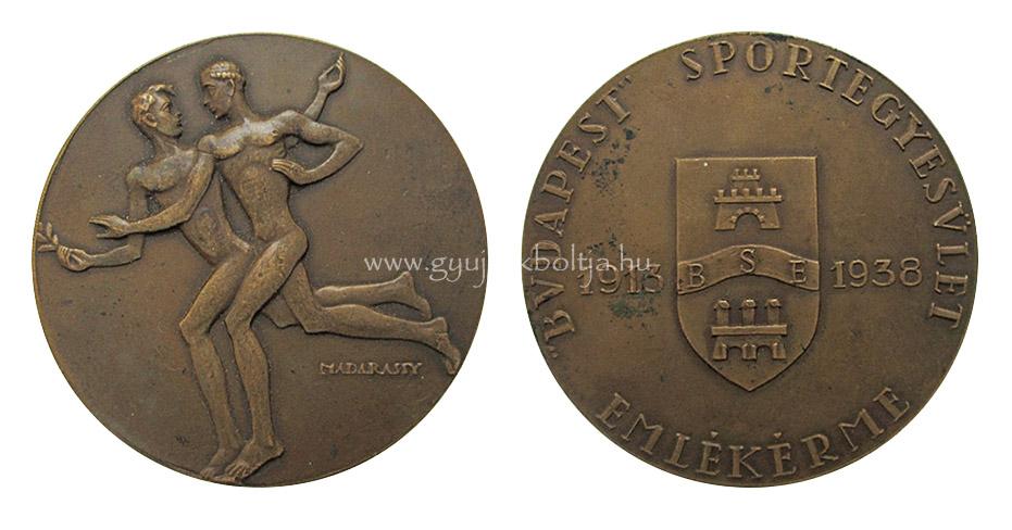 Madarassy Walter: Budapest Sportegyesület Emlékérme 1913-1938
